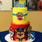 Topper de Bolo Patrulha Canina Studio