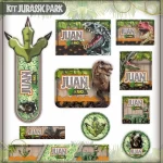 Volta as Aulas Etiqueta Caderno Dinossauro