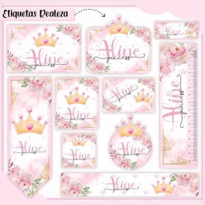 Volta as Aulas Etiqueta Escolar Realeza