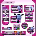 Volta as Aulas Etiqueta Escolar Vampirina