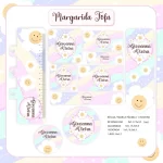 Volta as Aulas Etiqueta Margarida