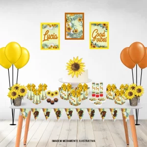 Decoração de Girassol Para Aniversário