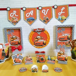 Decoração Festa Hot Wheels Simples