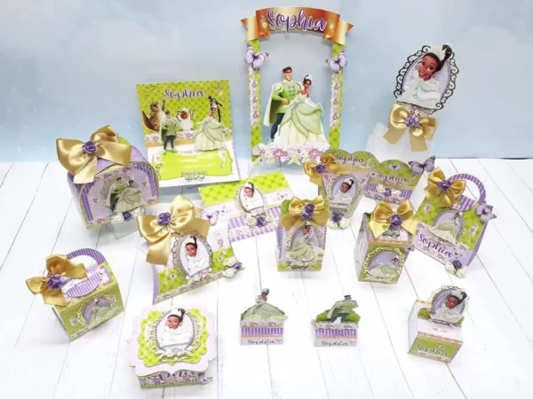 Tema de Aniversário da Princesa eo Sapo
