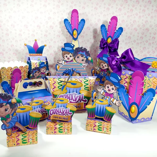 Festa Tema Bloquinho de Carnaval Studio e Pdf