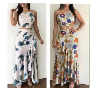 Molde Saia e Cropped Social Feminino