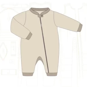 Molde Macacão Infantil De Inverno