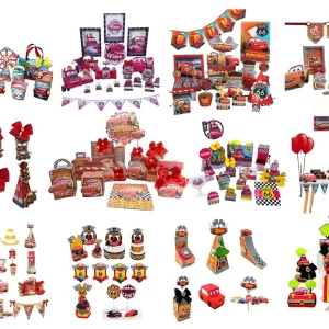 Carros Disney – Pacote com 12 Arquivos de Corte para enfeites, convites e lembrancinhas criativas.