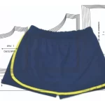 Molde Short Saia Infantil Para Imprimir