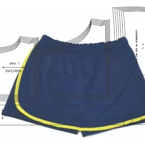 Molde Short Saia Infantil Para Imprimir