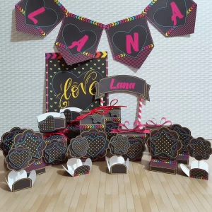 Arquivo de Corte Balada Neon Studio, Png e Pdf