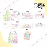 Arquivo Etiqueta Personalizada Dinossauro