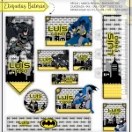Arquivo Etiquetas do Batman Para Imprimir