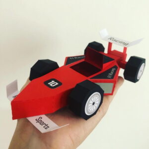 Arquivo digital Studio Fórmula 1 3D, arquivo de corte para festas e decoração temática.