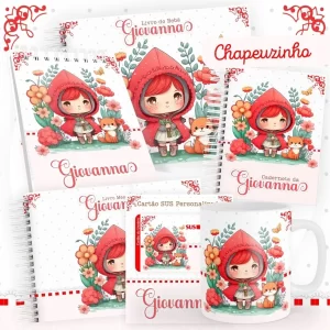 Caderneta Caderno Chapeuzinho Vermelho