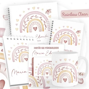 Caderneta Caderno Floral Coração Pdf