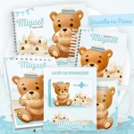 Caderneta Caderno Ursinho na Praia Pdf