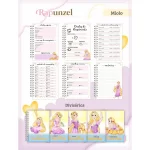 Caderneta Caderno da Rapunzel Pdf