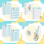 Caderneta Ursinho Baloeiro Para Imprimir