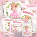 Caderneta de Vacina Personalizada Bailarina