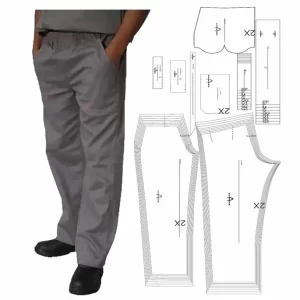Modelagem Calça Industrial Masculina