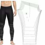 Molde Calça Legging Masculina