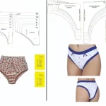 Molde Calcinha Básica Tanga e Calcinha Senhora