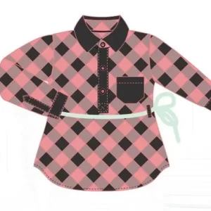 Molde Camisa Longa Feminina Infantil