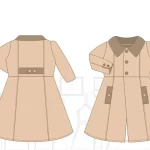 Molde Casaco Com Forro Infantil