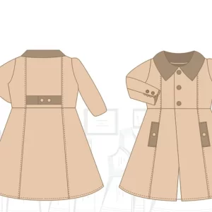 Molde Casaco Com Forro Infantil