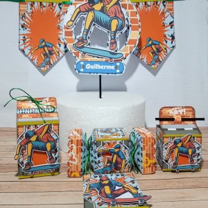 Decoração Tema Skate Studio e Pdf