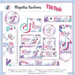 Etiquetas Escolares de Tiktok Para Imprimir