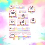 Volta as Aulas Etiqueta Escolar Fini Png e Pdf