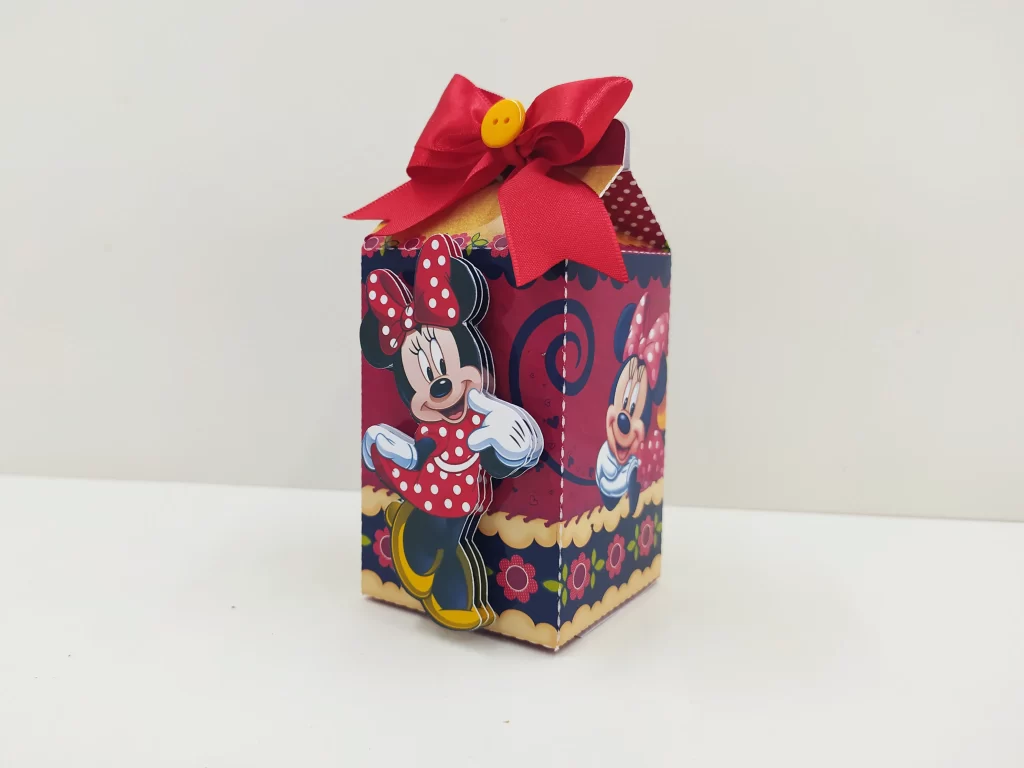 Detalhes da Caixa Milk Minnie