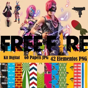 Kit Digital Scrapbook Cliparts Free Fire