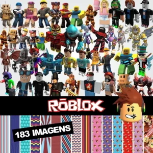 Kit Digital Scrapbook e Cliparts Roblox