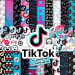 Kit Digital Scrapbook e Cliparts Tik Tok