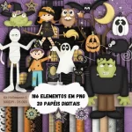 Kit Scrapbook Cliparts Halloween Png