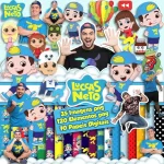 Kit Scrapbook Cliparts Luccas neto