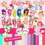 Kit Scrapbook e Cliparts Moranguinho