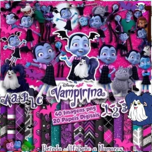 Kit Scrapbook e Cliparts Vampirina