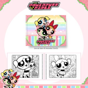 Livro Colorir Meninas Super Poderosas