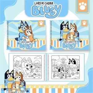 Livro de Colorir Bluey Para Imprimir