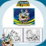 Livro de Colorir Cavaleiros do Zodíaco