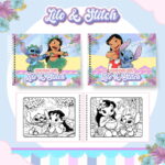 Livro de Colorir Lilo e Stitch Para Imprimir