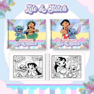 Livro de Colorir Lilo e Stitch Para Imprimir