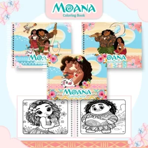 Livro de Colorir Moana Para Imprimir