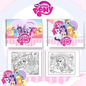 Livro de colorir My Little Pony em PDF para imprimir, desenhos das pôneis mágicas