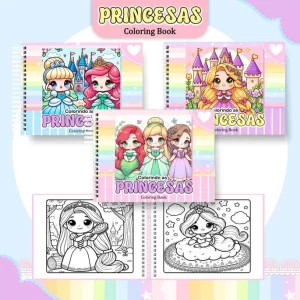Livro de Colorir Princesas Para Imprimir
