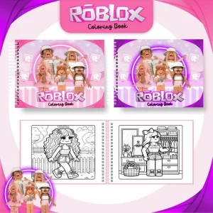 Livro de Colorir Roblox Menina Para Imprimir